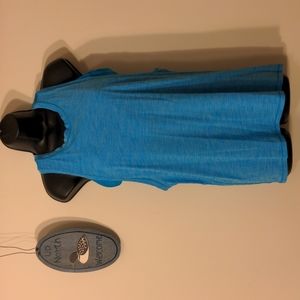 Lululemon blue tank with built in sports bra